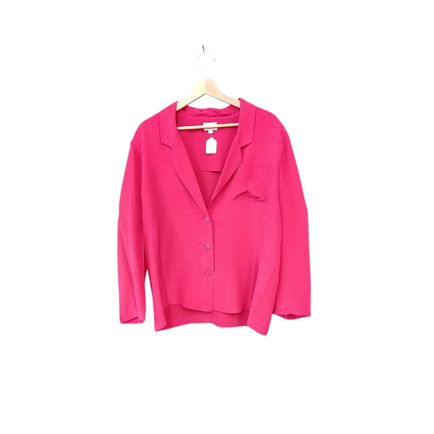 Royal Silk Raspberry Blouse