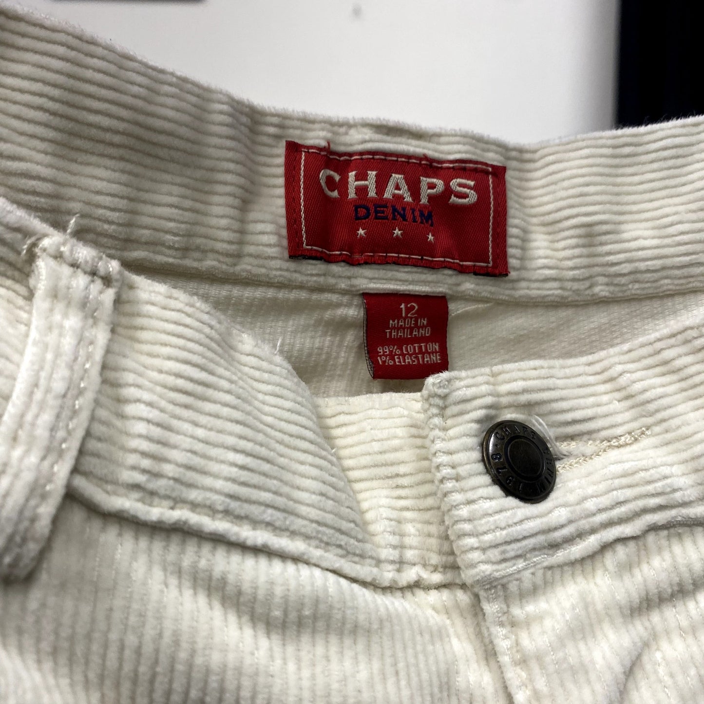 Cream Chaps Denim Deep Corduroy Pants