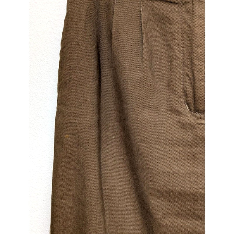 Vintage Jones Wear Cotton Brown Midi Skirt
