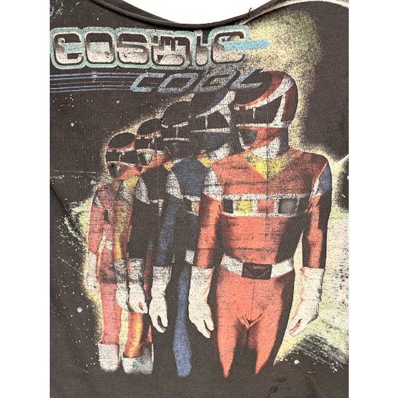 Vintage Off The Shoulder Power Rangers Tee